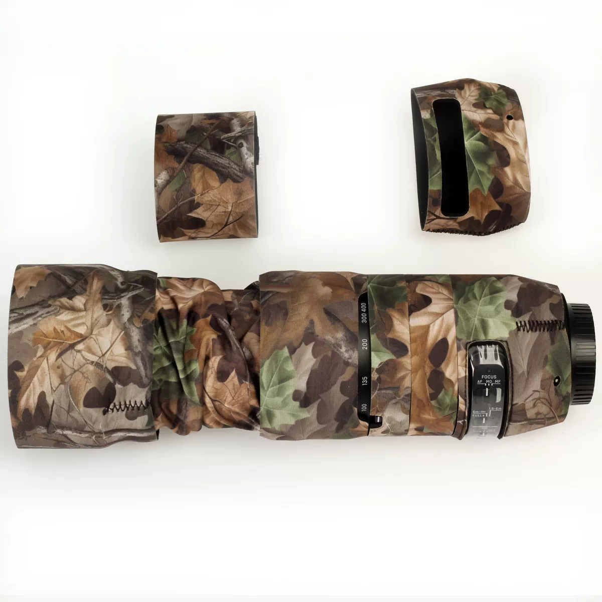 Neoprene camouflage lens cover set for Sigma 100-400mm f/5-6.3 DG OS HSM Contemporary – full protection by skin4gear