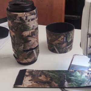 Camouflage-Schutzhülle aus Neopren für das Canon RF 100-400mm f/5,6-8 IS USM