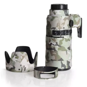 Neoprene camouflage lens cover for Nikon AF-S 70-200mm f/2.8G ED VR II